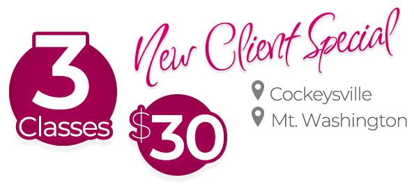 New Client Special - 3 Classes for $30